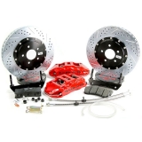 1993-2002 Camaro Baer Brakes 14 Inch Extreme+ Front Brake System Red Calipers Image