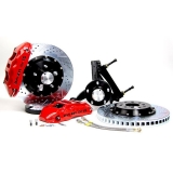 1982-1992 Camaro Baer Brakes 14 Inch Extreme+ Front Brake System Pre-assembled Red Calipers Image