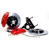 1982-1992 Camaro Baer Brakes 14 Inch Extreme+ Front Brake System Pre-assembled Silver Calipers Image