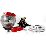 1982-1992 Camaro Baer Brakes 13 Inch Track4 Front Brake System Pre-assembled Red Calipers Image