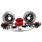 1967-1969 Camaro Baer Brakes 11 Inch SS4 Front Brake System Red Calipers Image