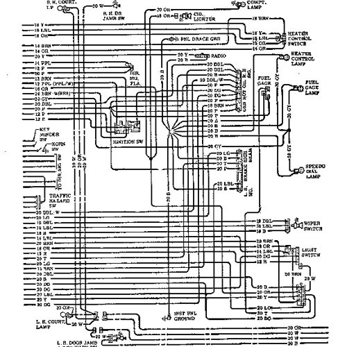 1965 Chevrolet Wiring Diagram