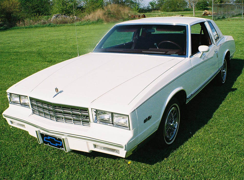 1984 Monte Carlo Parts and Restoration Specifications.