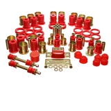 1974-1977 Chevelle Energy Suspension Poly Graphite Hyperflex Suspension Kit, Red Image