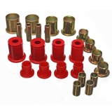 1964-1966 Chevelle Poly Graphite Control Arm Bushing Kit Red Image