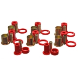 1964 Chevelle Poly Graphite Rear Control Arm Bushing Kit Red Image