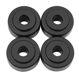 1964-1987 El Camino Poly Graphite Upper Shock Bushing Kit Black Image