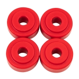 1978-1987 Regal Poly Graphite Upper Shock Bushing Kit Red Image