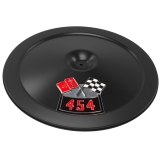 1962-1992 G-Body 14 Inch Air Cleaner Black Lid With Die Cast Emblems, 454 Image