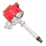 1967-1992 Chrome Aluminum Camaro HEI Electronic Distributor with 50K Coil - Red Cap Image