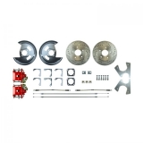 1964-1977 Chevelle Rear Disc Brake Conversion Kit, Red Show N' Go Image