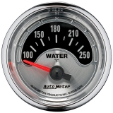 AutoMeter 2-1&16in. Water Temperature Gauge, 100-250F, American Muscle Image