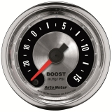 AutoMeter 2-1/16in. Boost/Vacuum Gauge, 30 In Hg/15 PSI, American Muscle Image