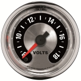 AutoMeter 2-1&16in. Voltmeter, 8-18V, Stepper Motor, American Muscle Image