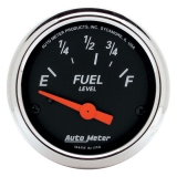 1964-1987 El Camino AutoMeter 2-1/16in. Fuel Level Gauge, 73-10 Ohm, Designer Black Image
