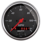 1964-1987 El Camino AutoMeter 3-3/8in. GPS Speedometer, 0-120 MPH, Designer Black Image