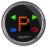 AutoMeter 2-1&16in. Gear Position Indicator, Designer Black Image