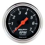 AutoMeter 2-1&16in. In-Dash Tachometer, 0-7,000 RPM, Designer Black Image