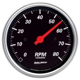 AutoMeter 3-3&8in. In-Dash Tachometer, 0-8,000 RPM, Designer Black Image
