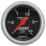 AutoMeter 2-1&16in. Boost Gauge, 2.5 Kg&Cm2, Mech Sport-Comp Image