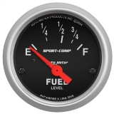 AutoMeter 2-1&16in. Fuel Level Gauge, 73-10 Ohm, Sport-Comp Image