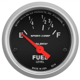 AutoMeter 2-1&16in. Fuel Level Gauge, 16-158 Ohm, Sport-Comp Image