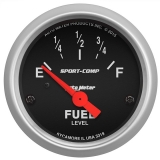 AutoMeter 2-1&16in. Fuel Level Gauge, 73-10 Ohm Linear, Sport-Comp Image