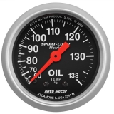 AutoMeter 2-1&16in. Oil Temperature Gauge, 60-140C, Sport-Comp Image