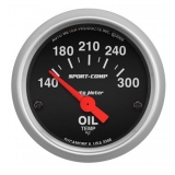 AutoMeter 2-1&16in. Oil Temperature Gauge, 140-300F, Sport-Comp Image
