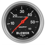1964-1987 El Camino AutoMeter 2-5/8in. Blower Pressure Gauge, 0-60 PSI, Sport-Comp Image