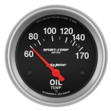AutoMeter 2-5&8in. Oil Temperature Gauge, 60-170C, Sport-Comp Image