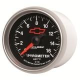 1964-1987 El Camino AutoMeter 2-1/16in. Pyrometer, 0-1600F, Gm Black Image