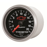 1964-1987 El Camino AutoMeter 2-1/16in. Pyrometer, 0-2000F, Gm Black Image