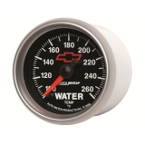 1964-1987 El Camino AutoMeter 2-1/16in. Water Temperature Gauge, 100-260F, Gm Black Image