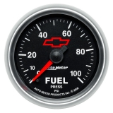 AutoMeter 2-1/16in. Fuel Pressure Gauge, 0-100 PSI, GM Black Image