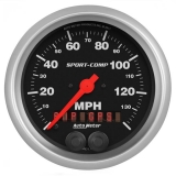 AutoMeter 3-3&8in. GPS Speedometer, 0-140 MPH, Sport-Comp Image