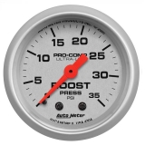 AutoMeter 2-1&16in. Boost Gauge, 0-35 PSI, Ultra-Lite Image