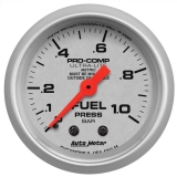 AutoMeter 2-1/16in. Fuel Pressure Gauge, 0-1.0 Bar, Ultra-Lite Image