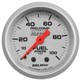 AutoMeter 2-1&16in. Fuel Pressure Gauge, 0-100 PSI, Mechanical, Ultra-Lite Image