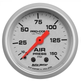 1964-1987 El Camino AutoMeter 2-1/16in. Air Pressure Gauge, 0-150 PSI, Ultra-Lite Image