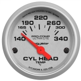 AutoMeter 2-1&16in. Cylinder Head Temperature Gauge, 140-340F, Ultra-Lite Image