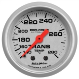 AutoMeter 2-1&16in. Transmission Temperature Gauge, 140-280F, Ultra-Lite Image
