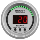 AutoMeter 2-1&16in. Boost Gauge Controller, 30 In Hg&30 PSI, Ultra-Lite Image