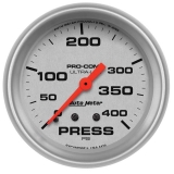 AutoMeter 2-5&8in. Pressure Gauge, 0-400 PSI, Ultra-Lite Image