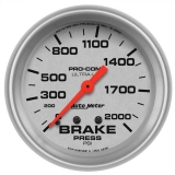AutoMeter 2-5&8in. Brake Pressure Gauge, 0-2000 PSI, Ultra-Lite Image