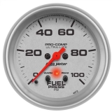 AutoMeter 2-5/8in. Fuel Pressure Gauge, 0-100 PSI, Stepper Motor, Ultra-Lite Image