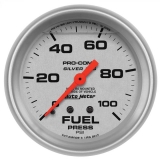 AutoMeter 2-5&8in. Fuel Pressure Gauge, 0-100 PSI, Liquid Filled, Ultra-Lite Image