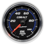 AutoMeter 2-1&16in. Oil Pressure Gauge, 0-100 PSI, Cobalt Image