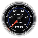 AutoMeter 2-1&16in. Voltmeter, 8-18V, Stepper Motor, Cobalt Image