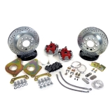 1982-1992 Camaro Baer Brakes 11.65 Inch Classic Series Rear Brake System Red Calipers Image
